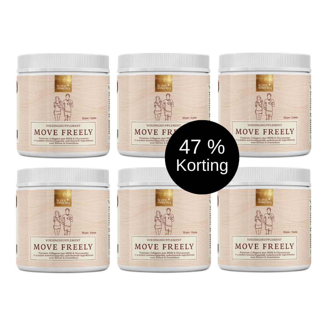 Move Freely - 6 jars - 47_ Korting