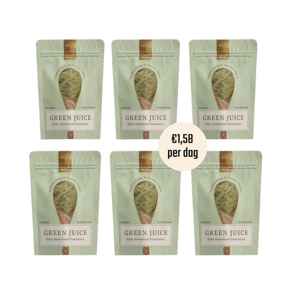 Green Juice 6 zakken, €1,58 per dag
