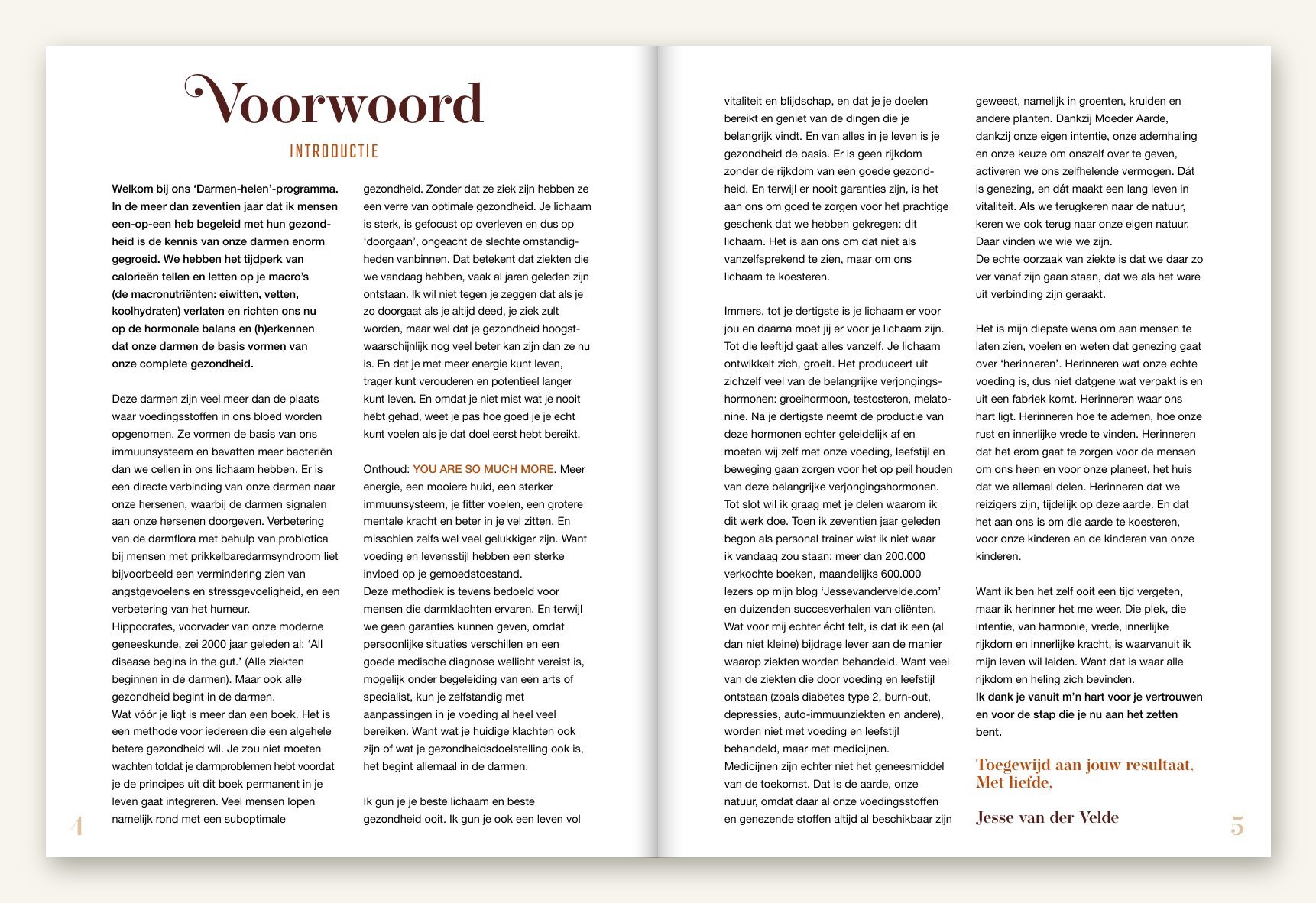 Het voorwoord van Jesse