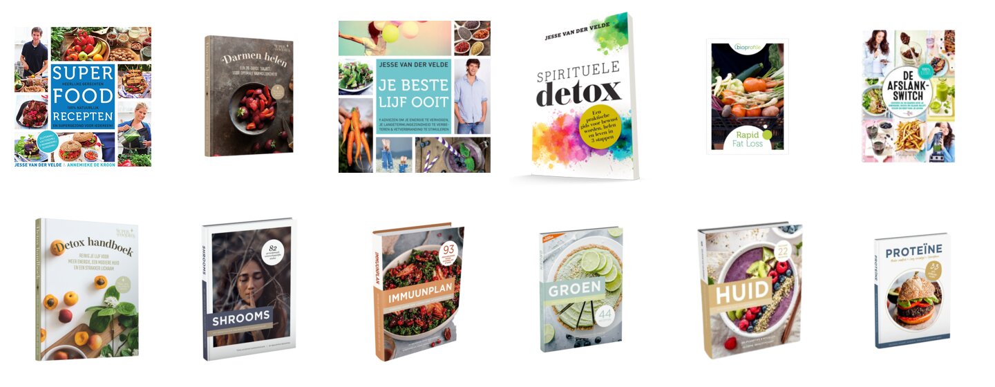 Een selectie uit de boeken van Jesse van der Velde