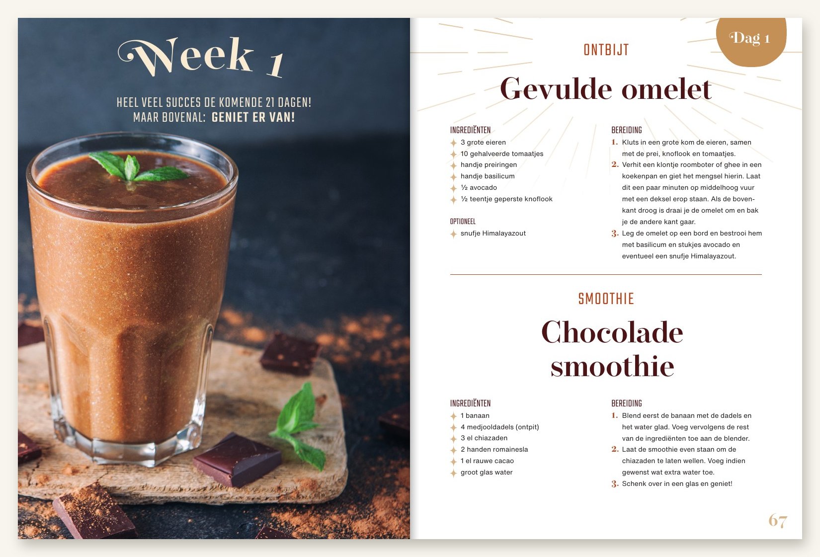 Het 21-daags menuplan